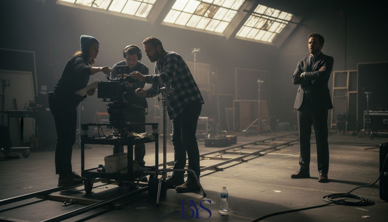 Film crew showing power imbalance stress