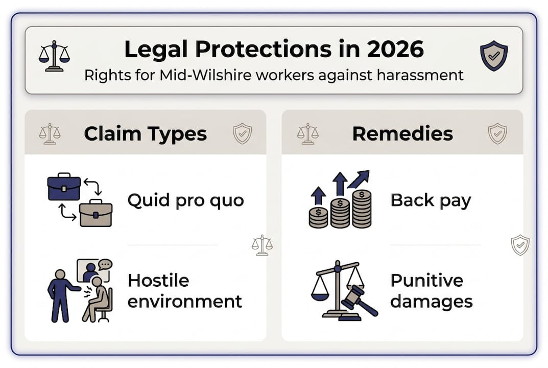 Infographic showing legal protections and remedies