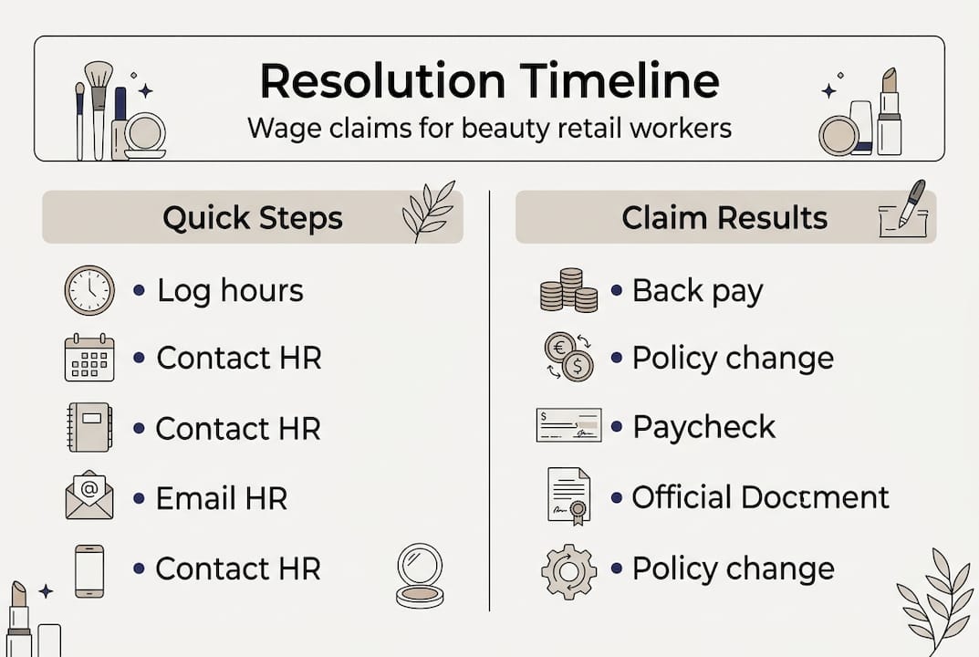 Infographic of claim timelines and outcomes