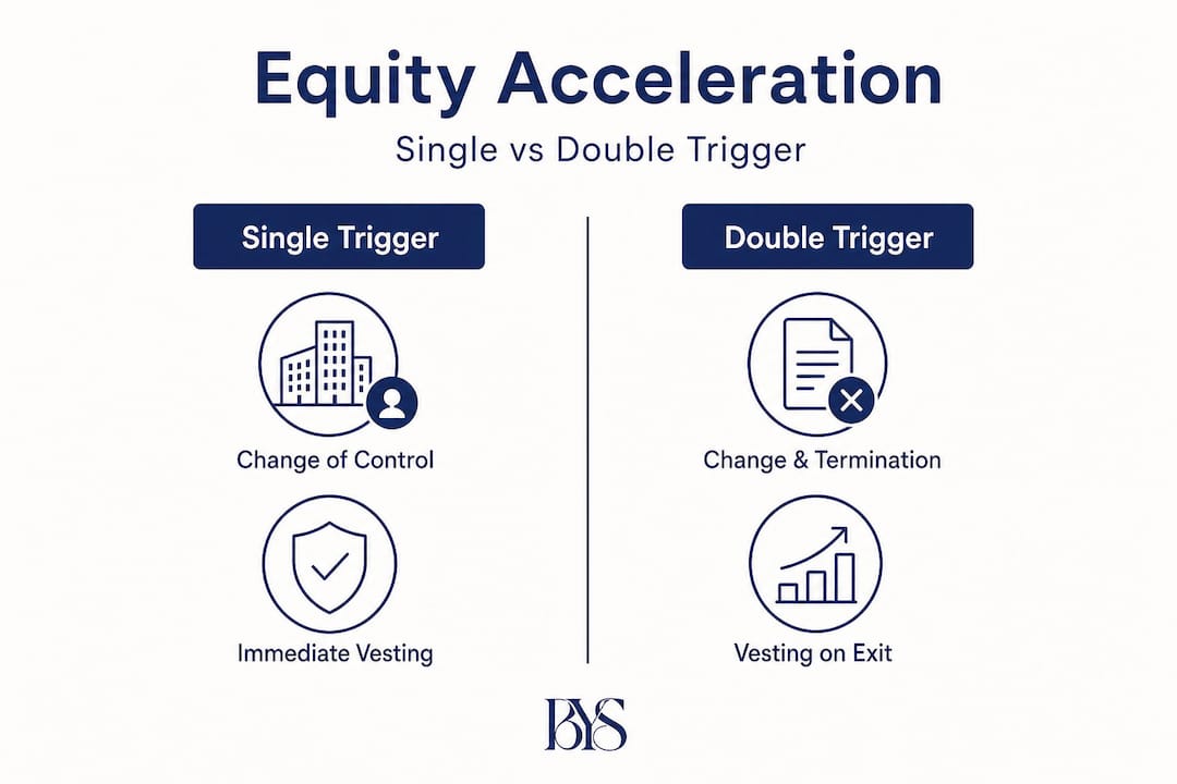 Infographic comparing single and double trigger acceleration