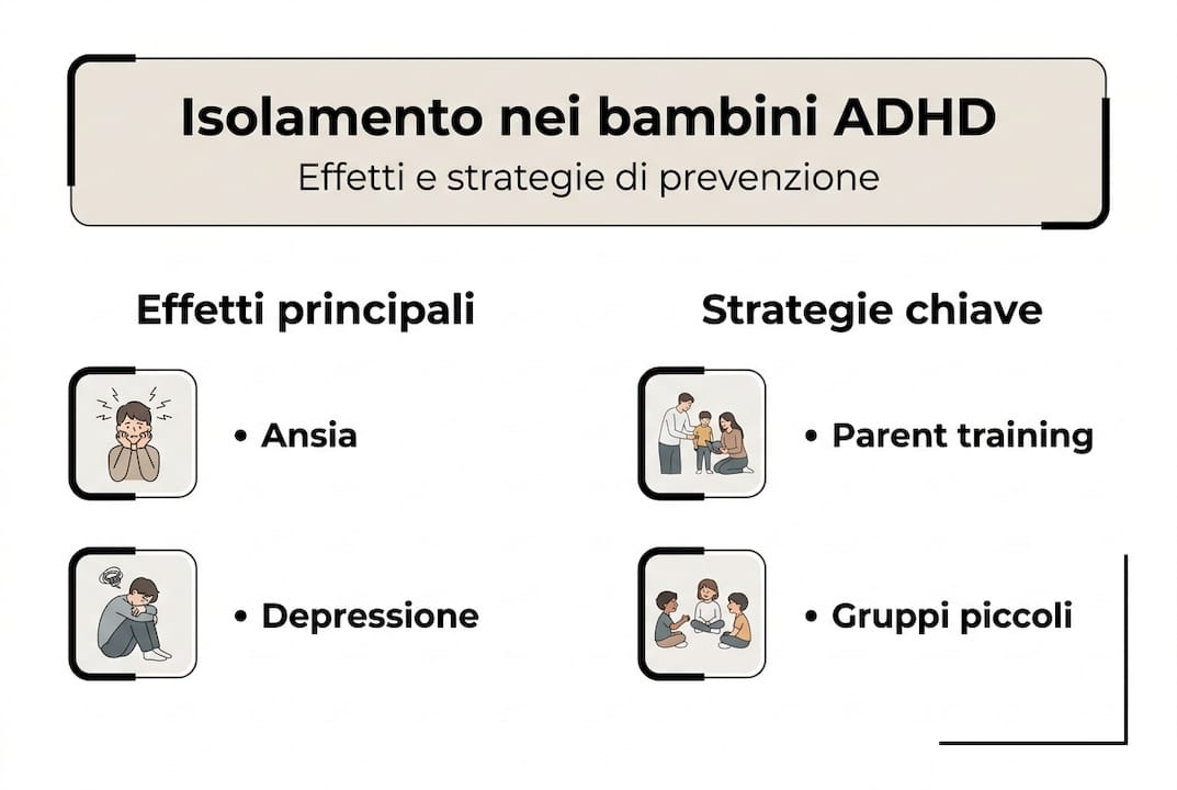 Infografica: come l’isolamento influisce sull’ADHD e quali strategie adottare