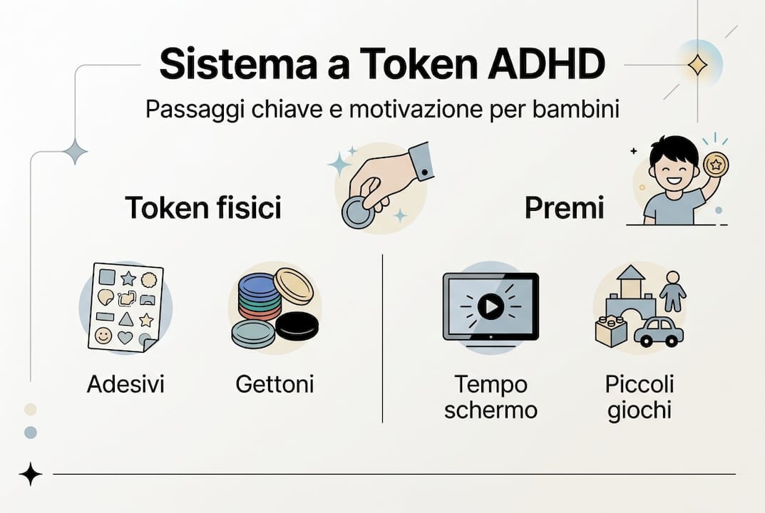 Infografica dedicata al funzionamento del sistema di ricompense basato su token