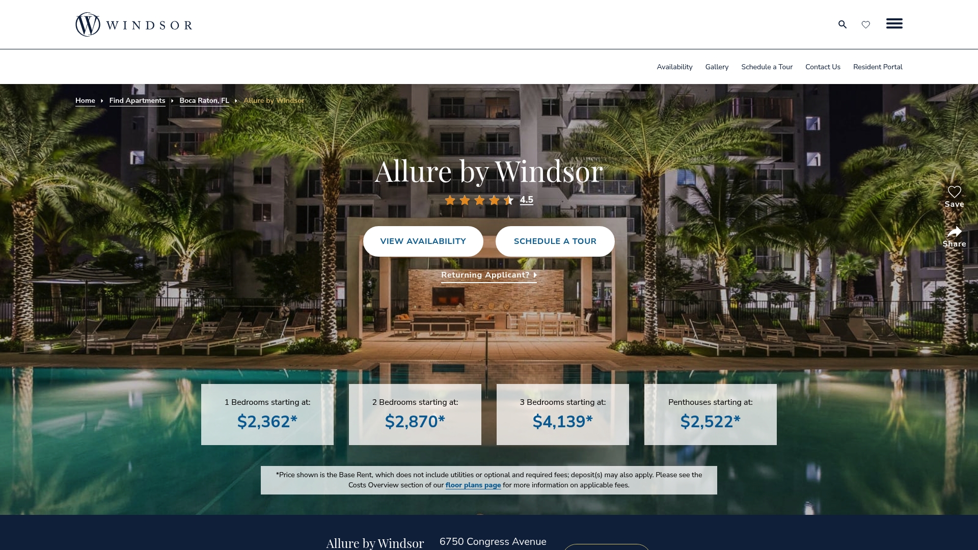 Top 7 Apartments for Young Professionals Boca in 2026 5 Product Screenshot