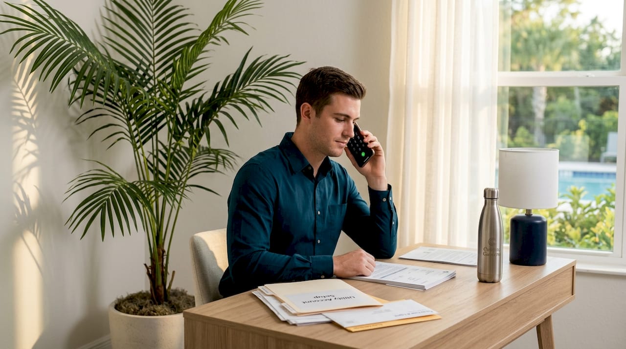 Tenant calling to set up utilities