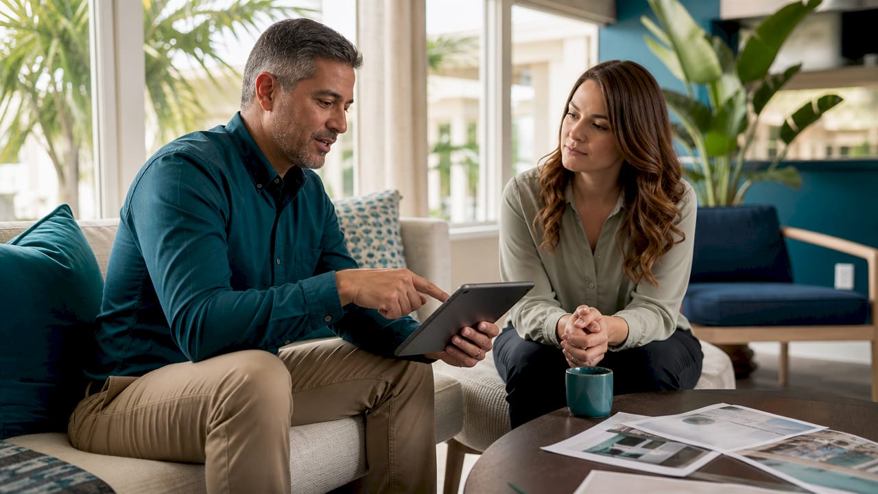 The Role of Voice Assistance in Leasing: 2026 Guide 2 Property manager reviewing AI voice integration