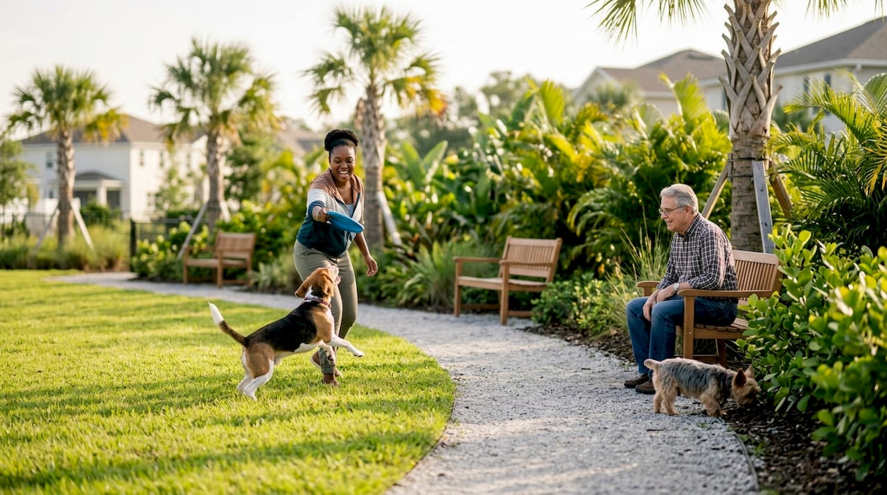 Guest Pet Policy Explained for Hosts and Property Owners 3 Pet-friendly outdoor community amenities