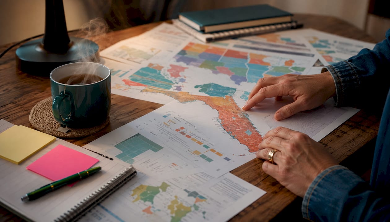 Pet Fee Checklist 2025: What Renters and Landlords Must Know 2 Property manager analyzing state pet fee regulations map