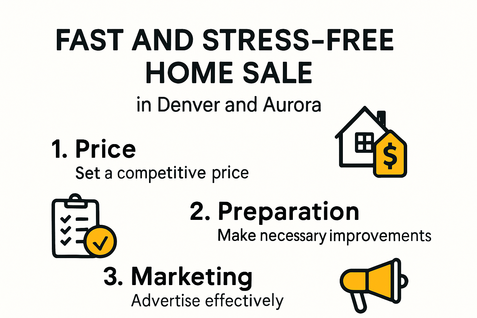 Strategies for a fast and stress-free home sale in Denver and Aurora