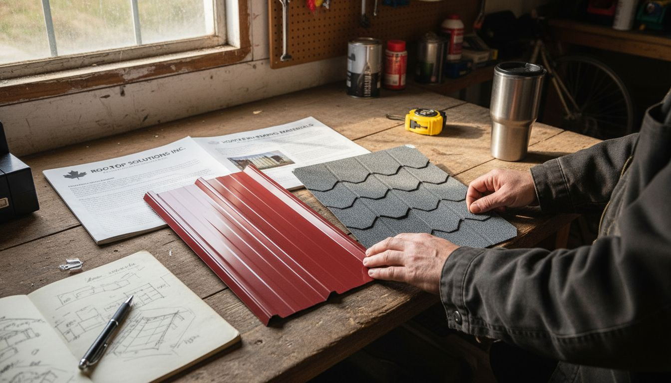 Comparison of metal roof sample profiles