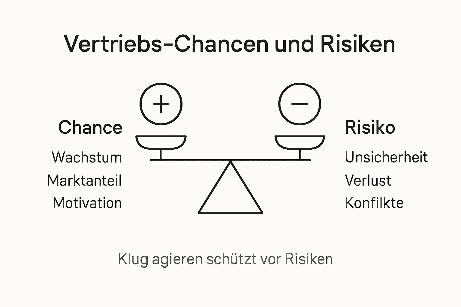 Überblick: Chancen und Herausforderungen im Vertrieb – Infografik