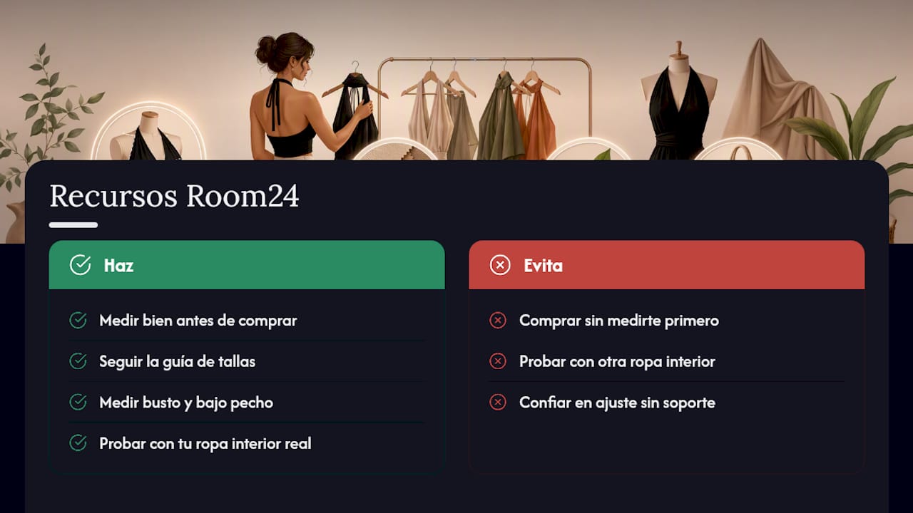 Recursos de Room24 para acertar con tu halter — overview diagram