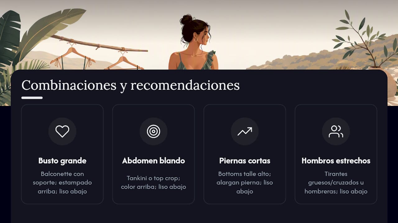 Consejos de bikinis para cuatro tipos de figura