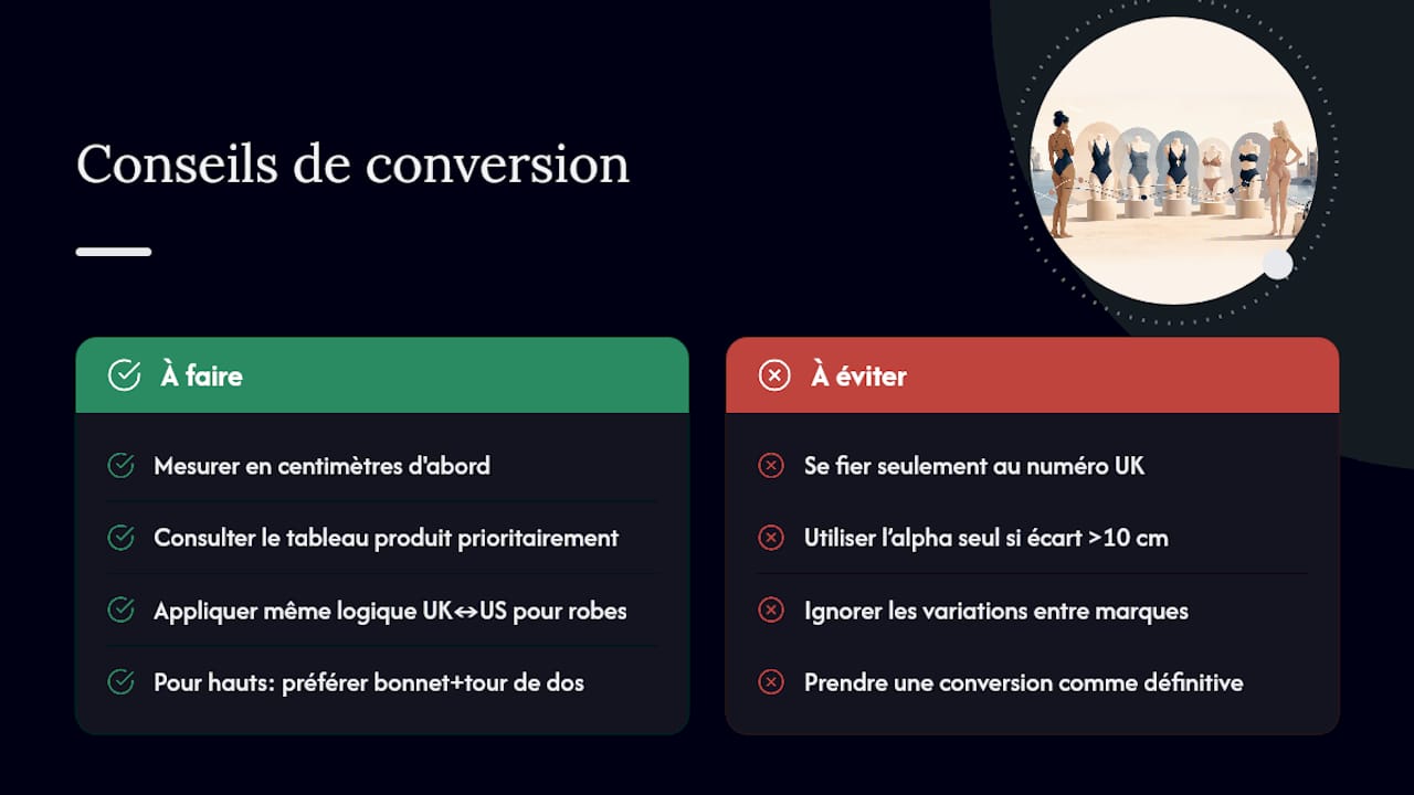 Tableau de correspondance des tailles UK, EU, US et alpha — overview diagram