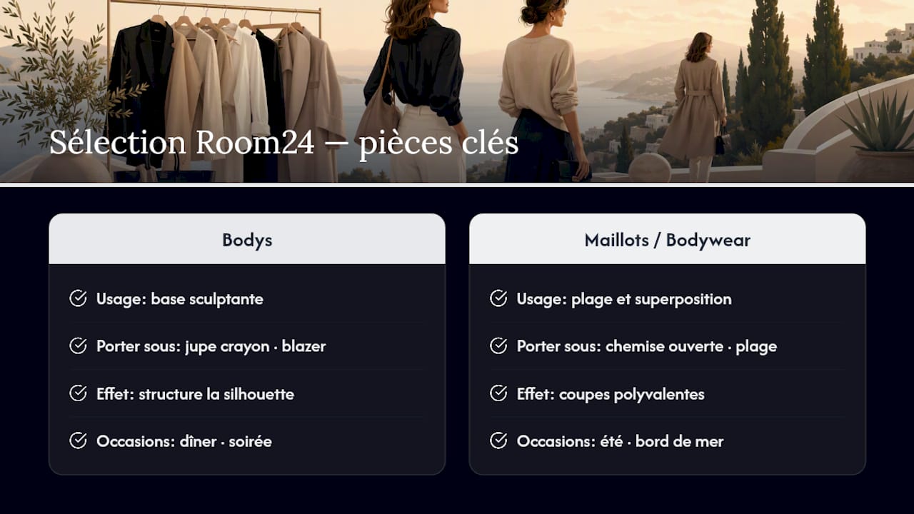 La sélection Room24 pour composer votre tenue de rendez-vous — overview diagram