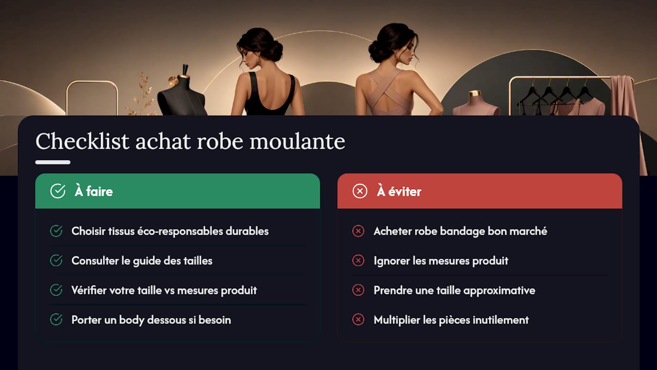 Trouvez votre robe moulante durable chez Room 24 — overview diagram
