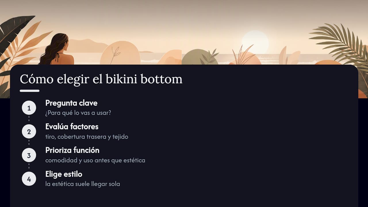 Lo que nadie te dice sobre elegir el bikini bottom "perfecto" — overview diagram