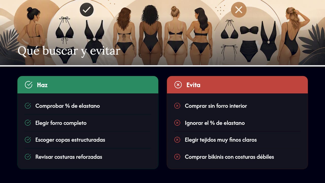 Tejidos y construcción: qué hace que un bikini dure y se vea bien — overview diagram