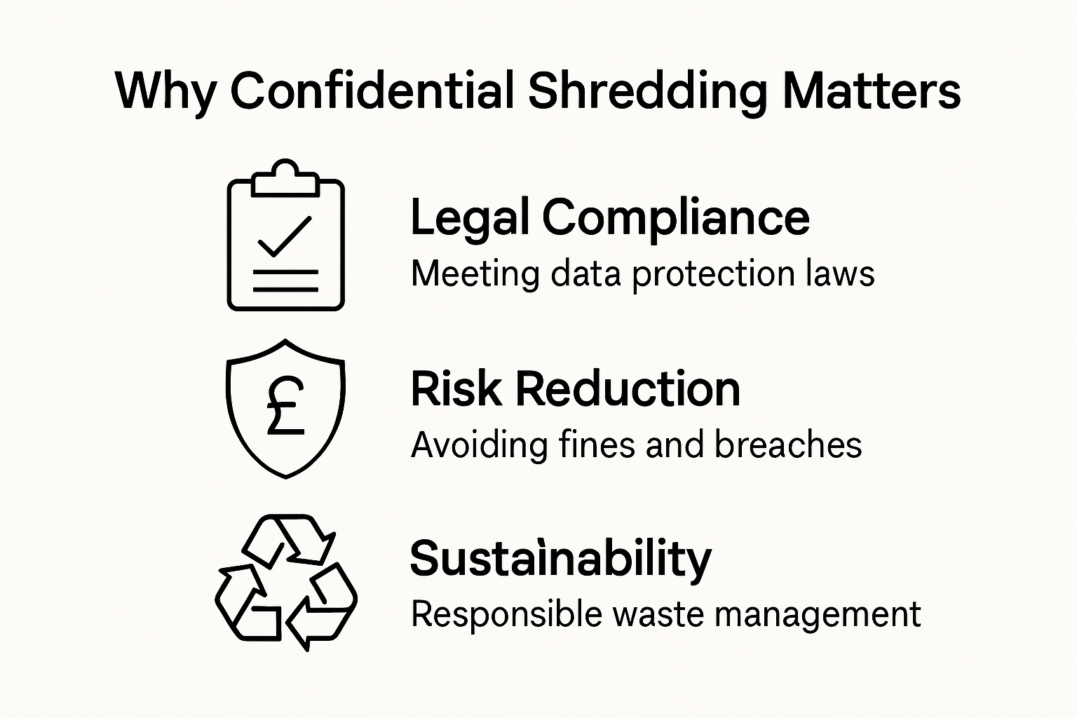 Key reasons for confidential document shredding