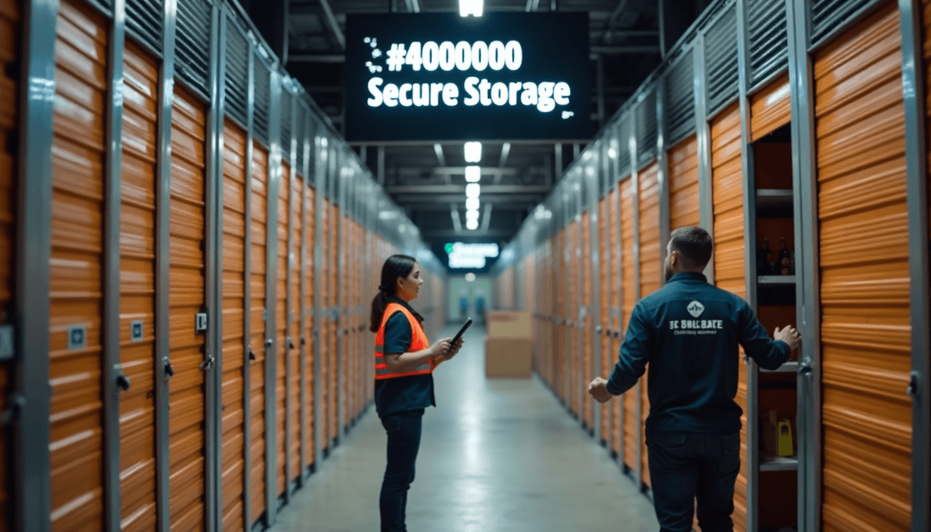 Removal operatives manage secure storage with digital inventory