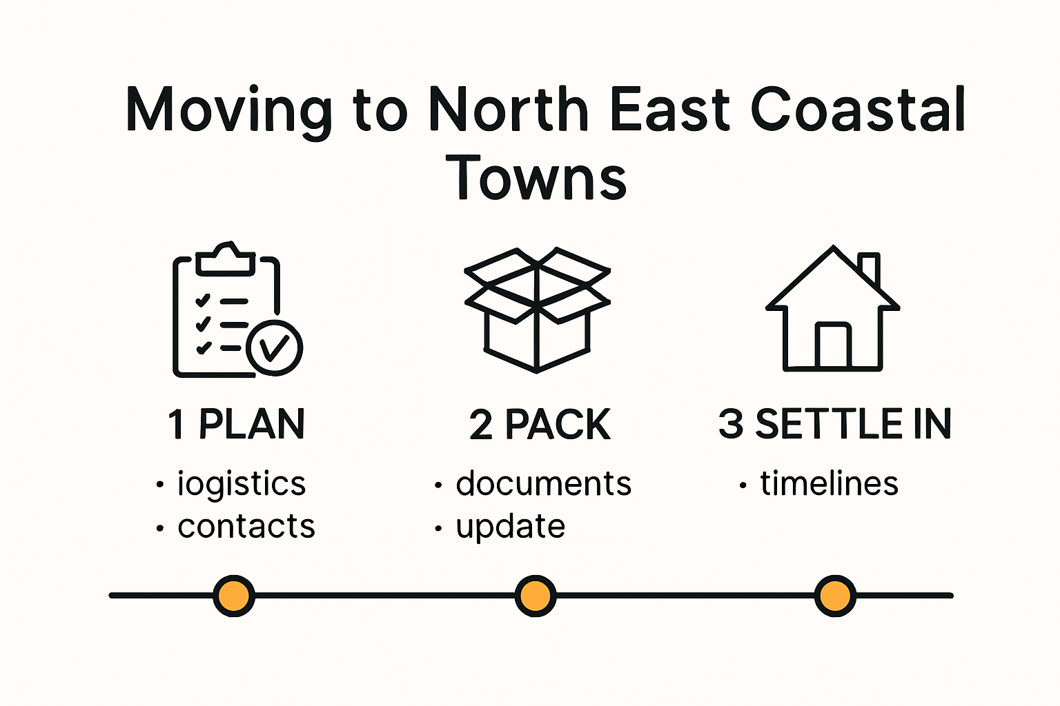 Checklist for relocating to North East coastal towns