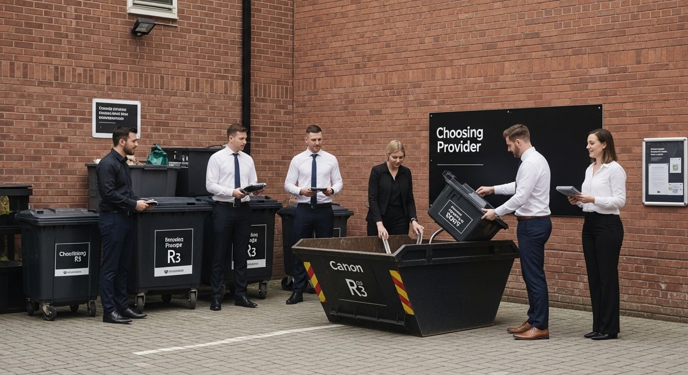skip hire office business