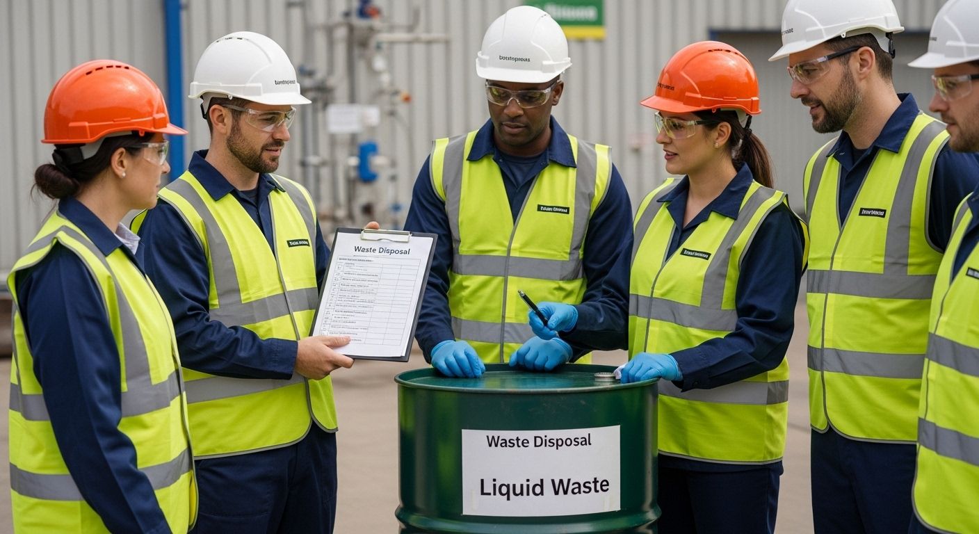 industrial liquid waste disposal team