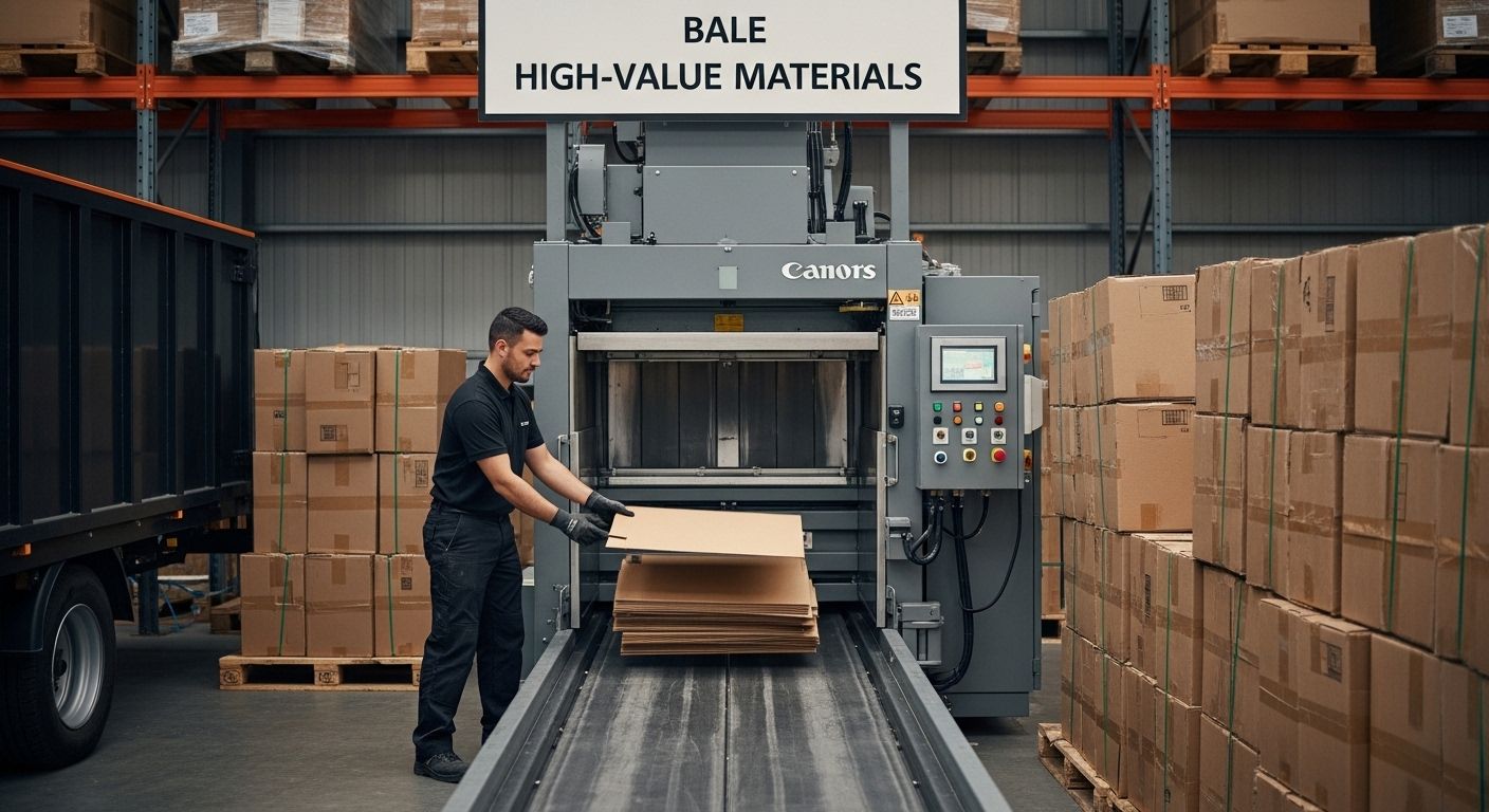 baling cardboard value