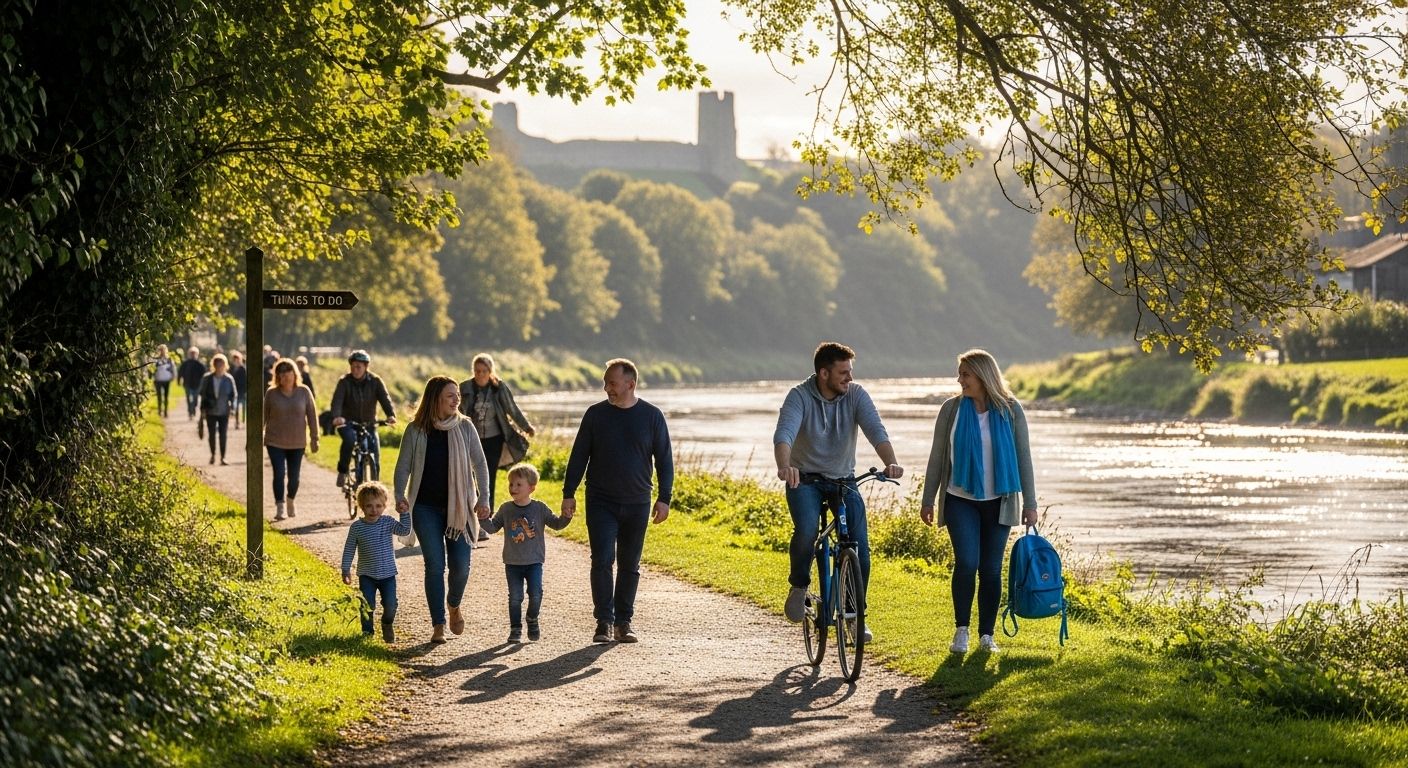 Corbridge river Tyne activities