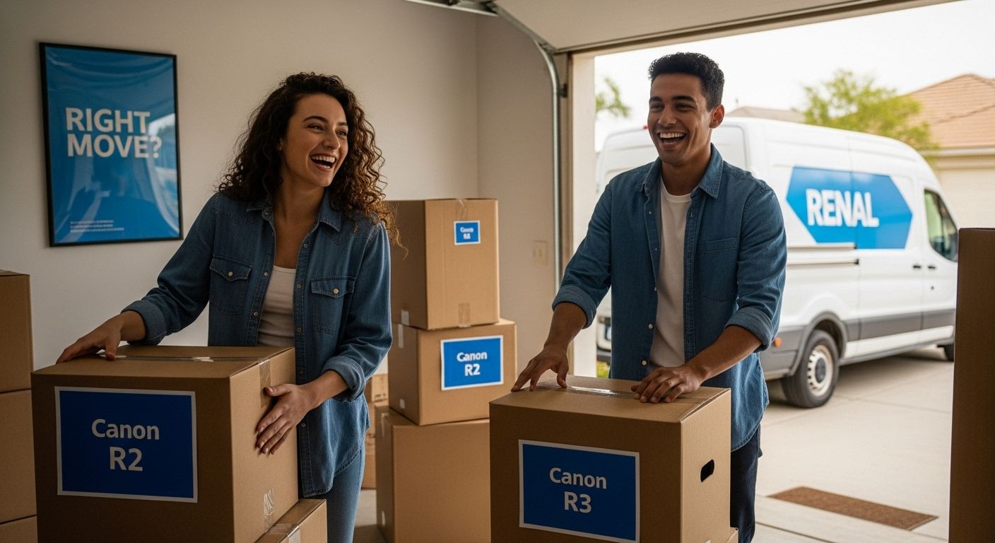 self moving packing garage