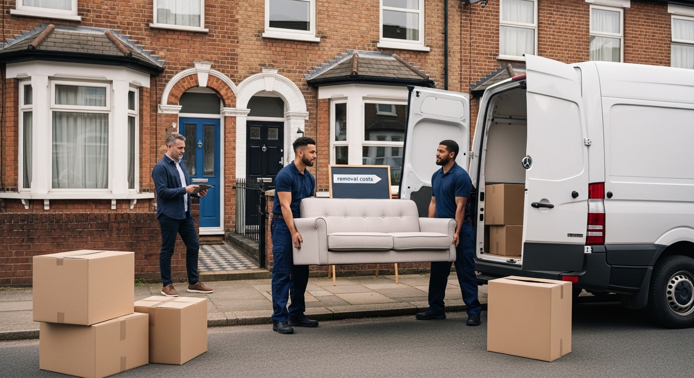 removals van UK street