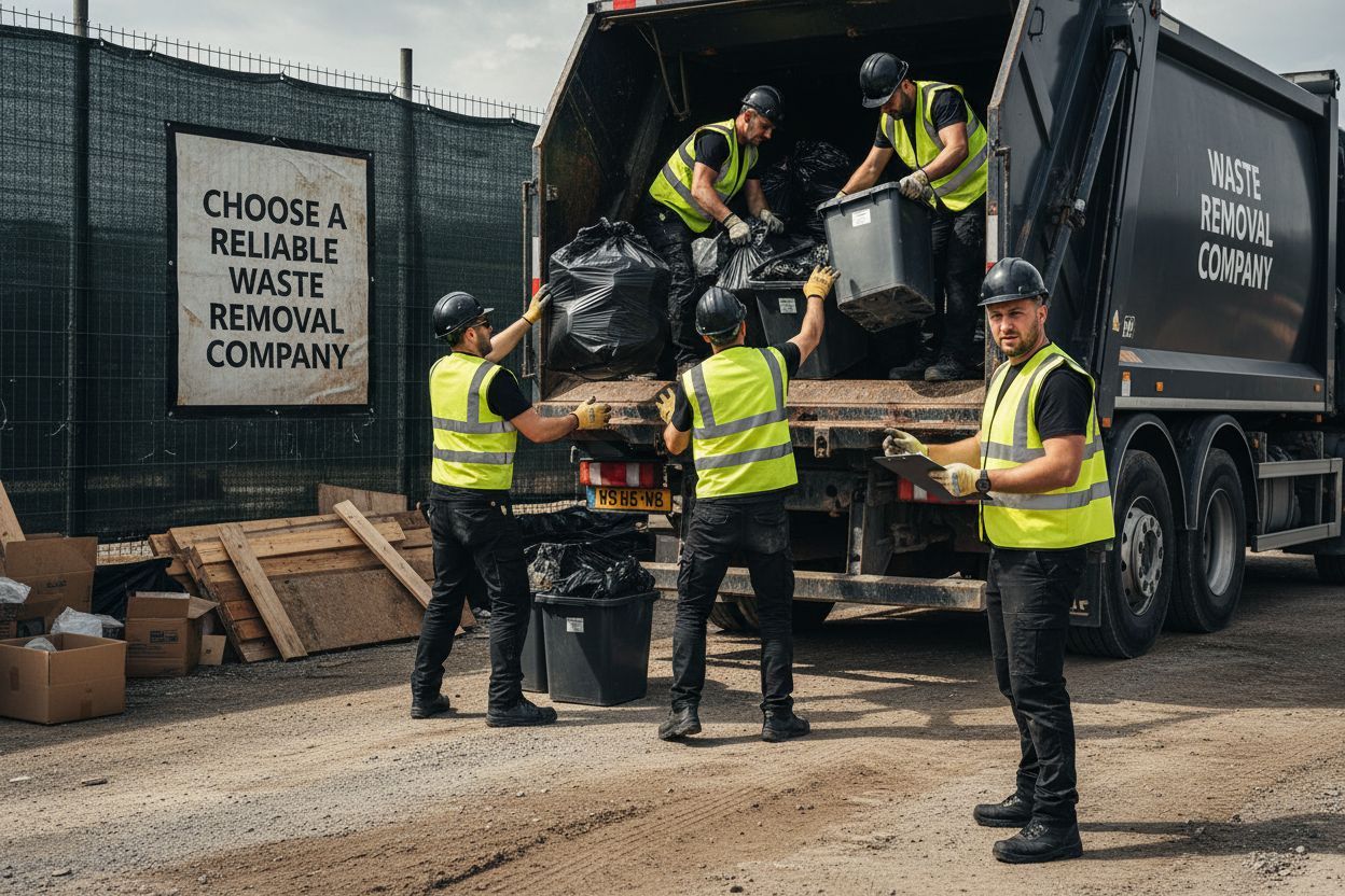 waste removal company truck