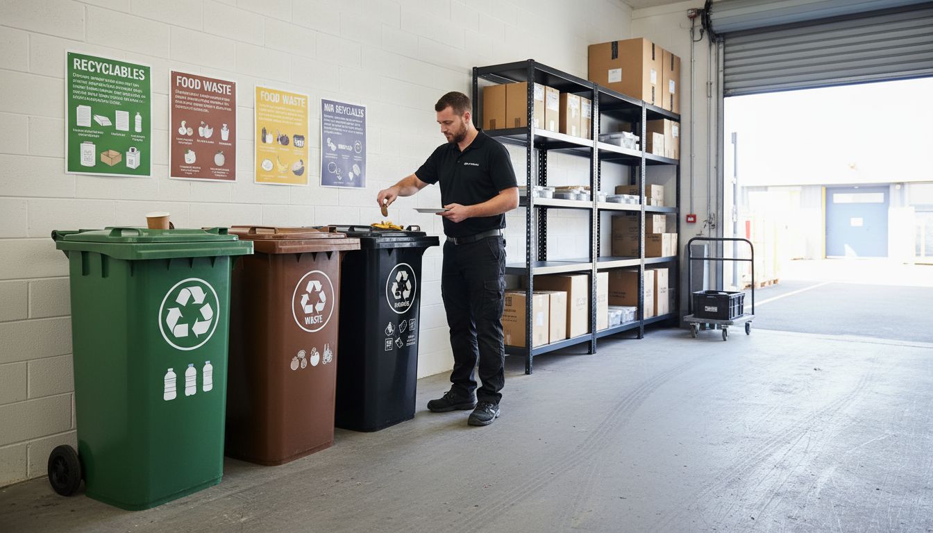 UK waste segregation stations