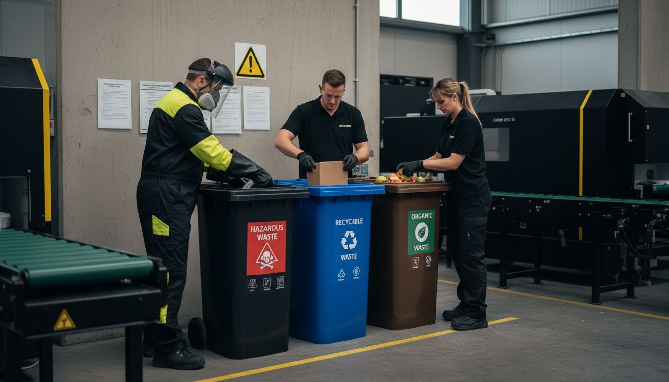 industrial waste sorting UK