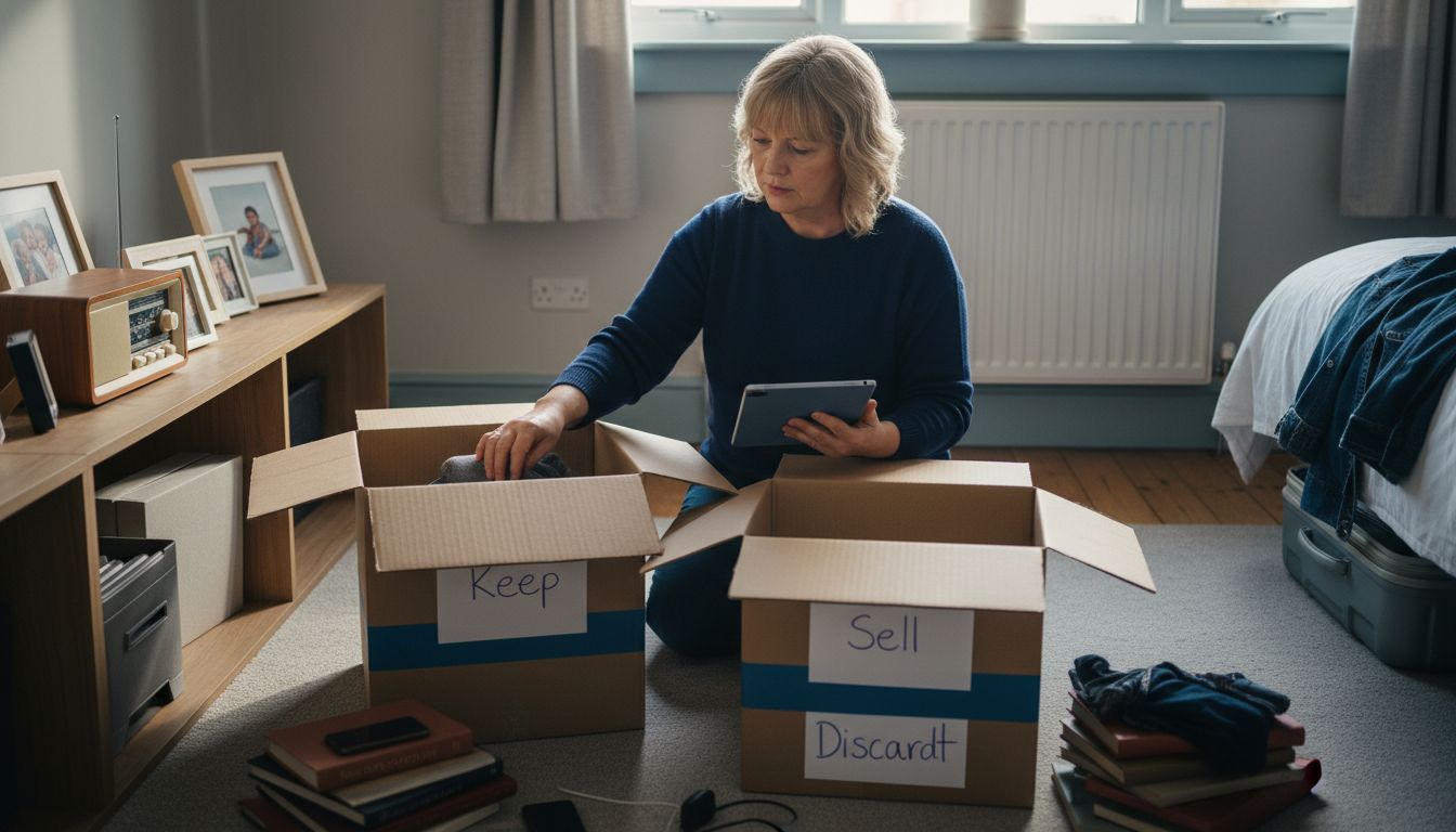 decluttering moving uk