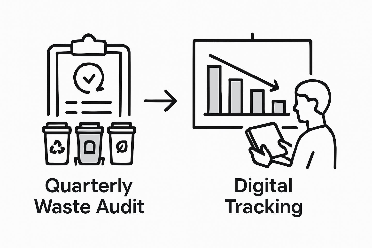 Infographic: business waste audit process