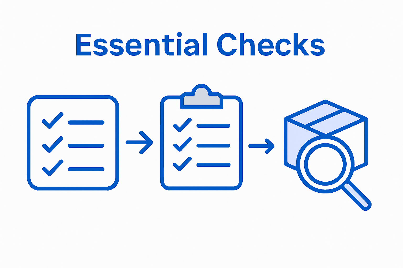 Infographic visualizing moving day checklist process