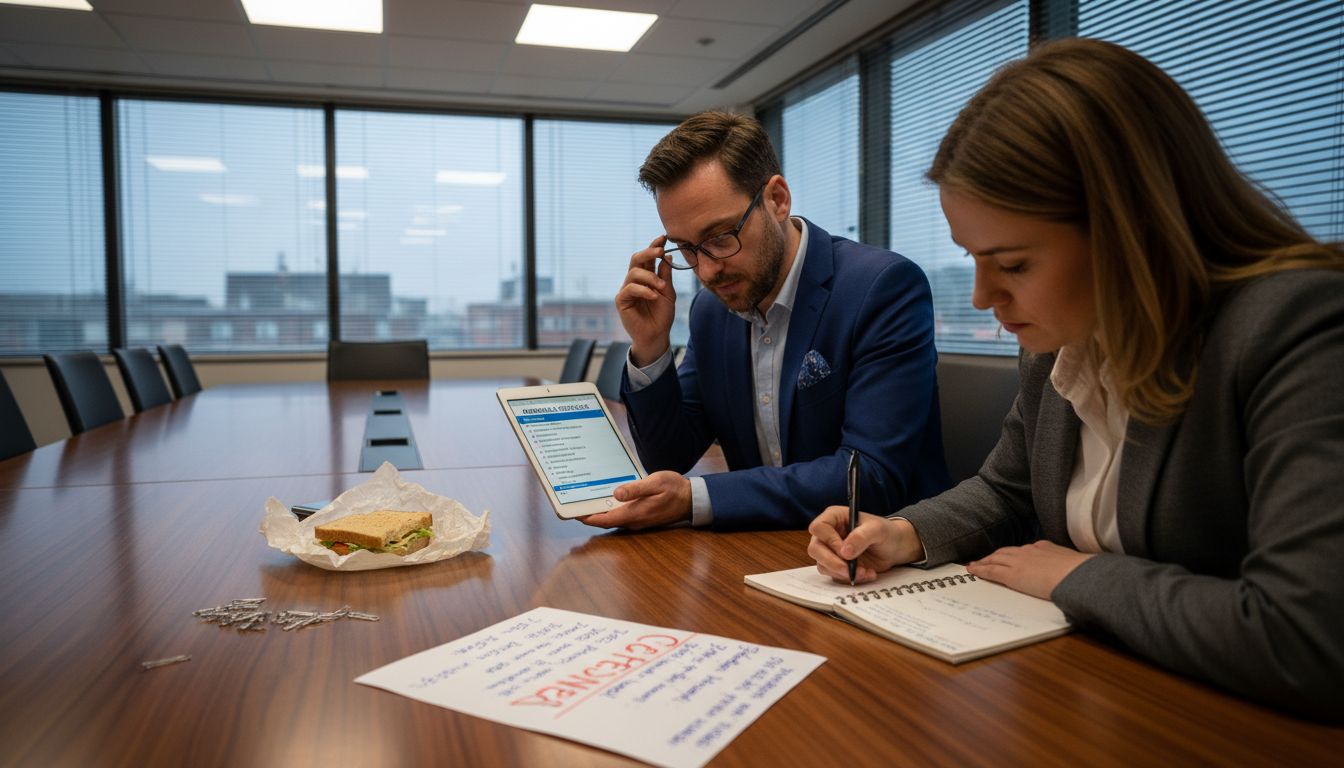 Relocation team planning support meeting