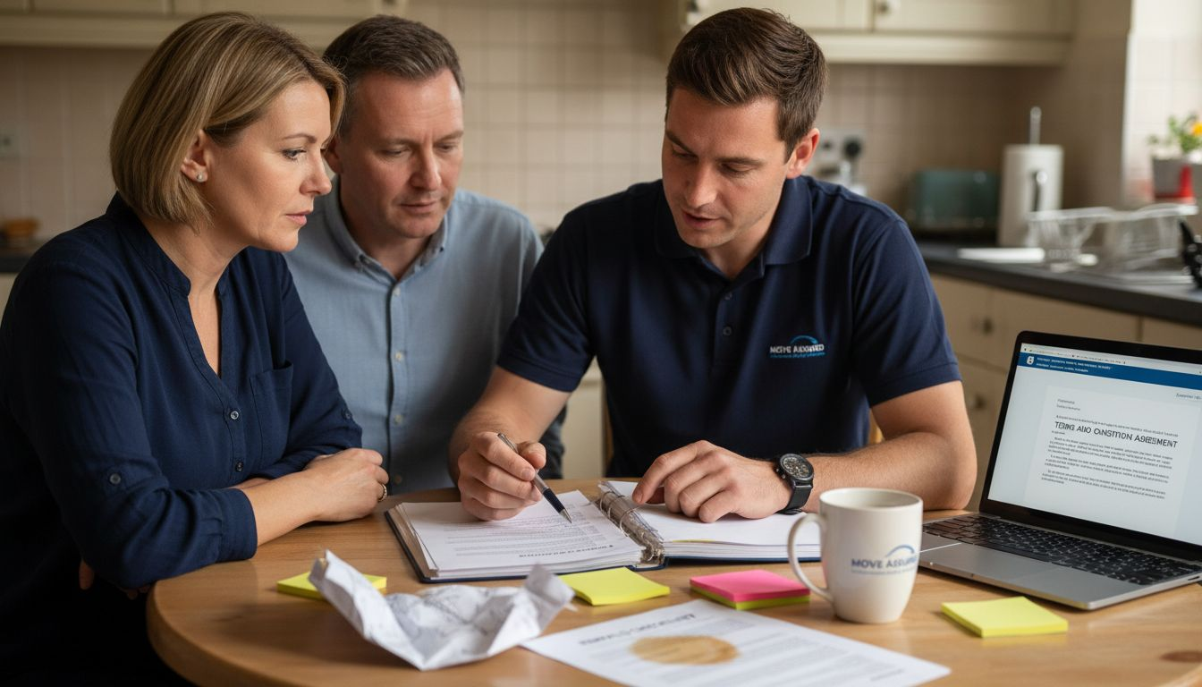 Removals rep reviews moving papers with clients