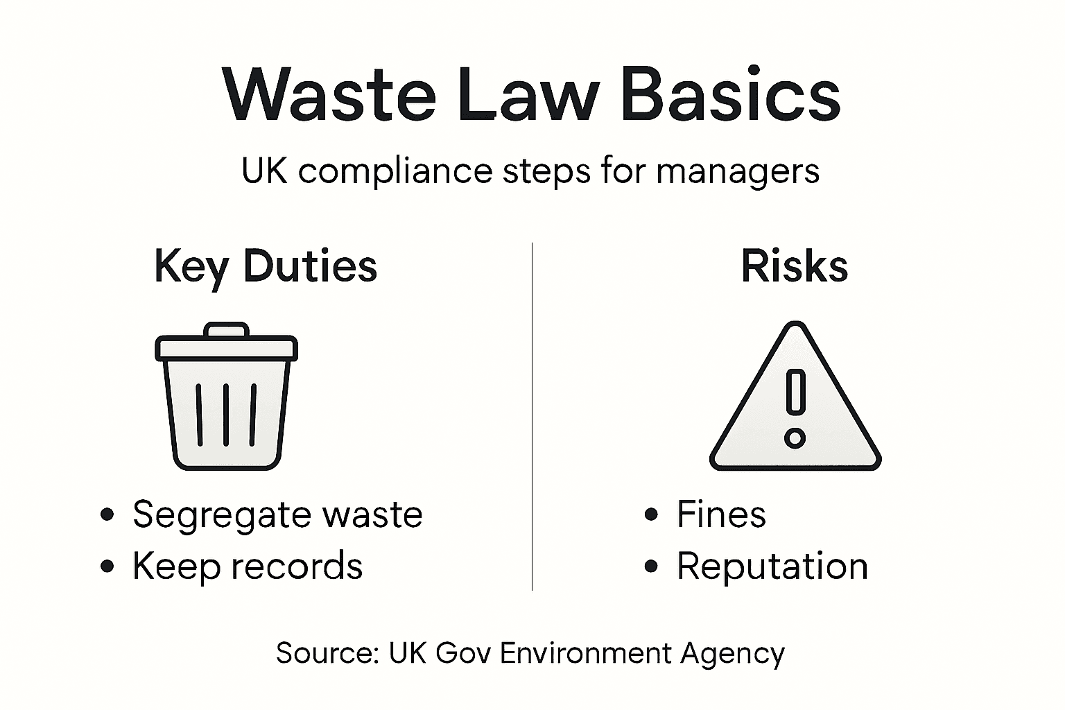 Infographic outlines UK waste compliance basics