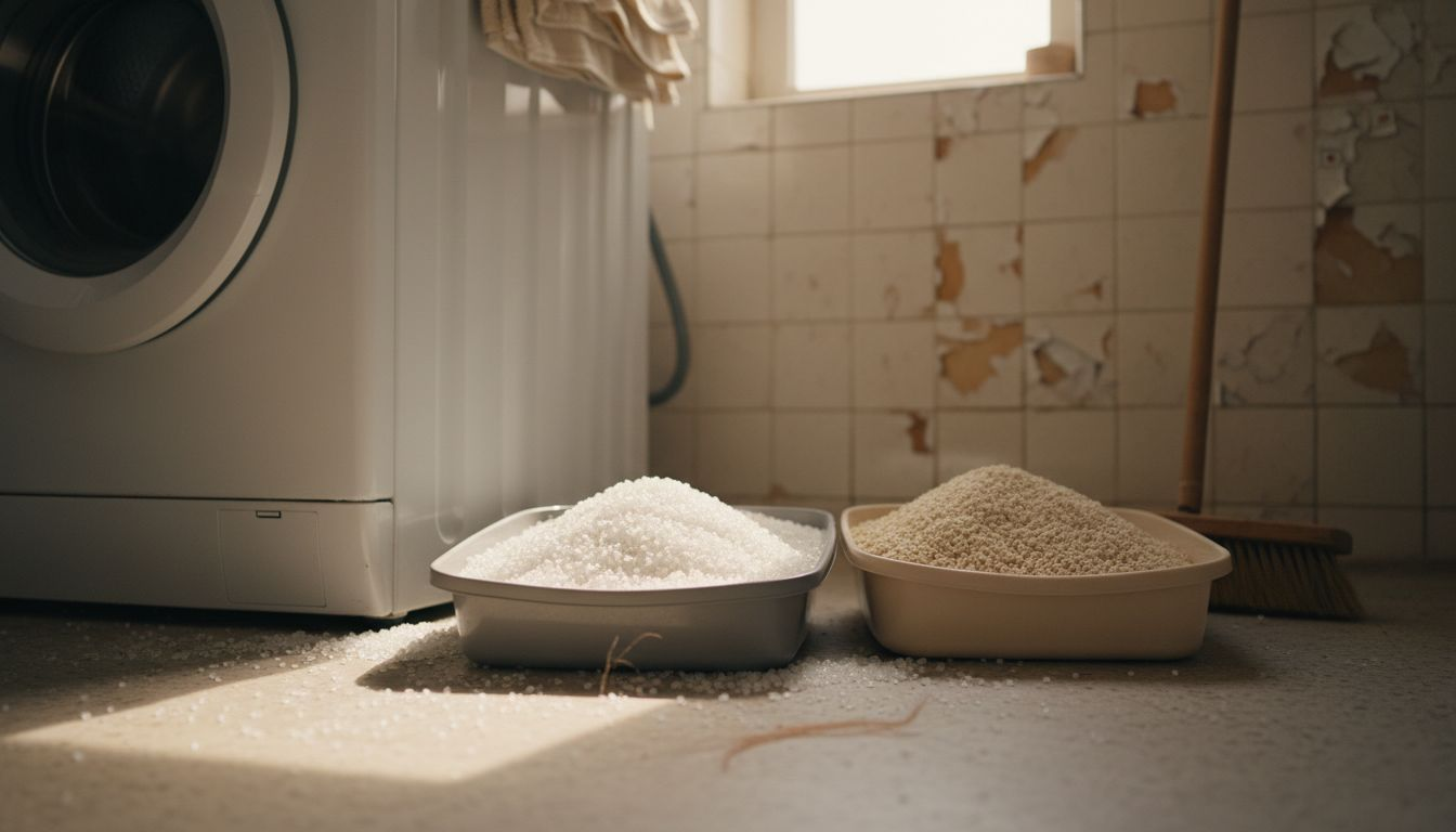 Comparing cat litter material types