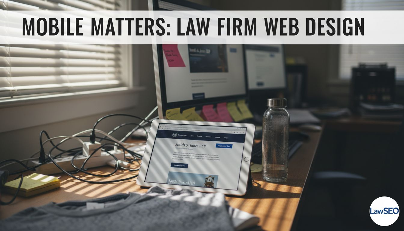 Designer tests law firm’s mobile website