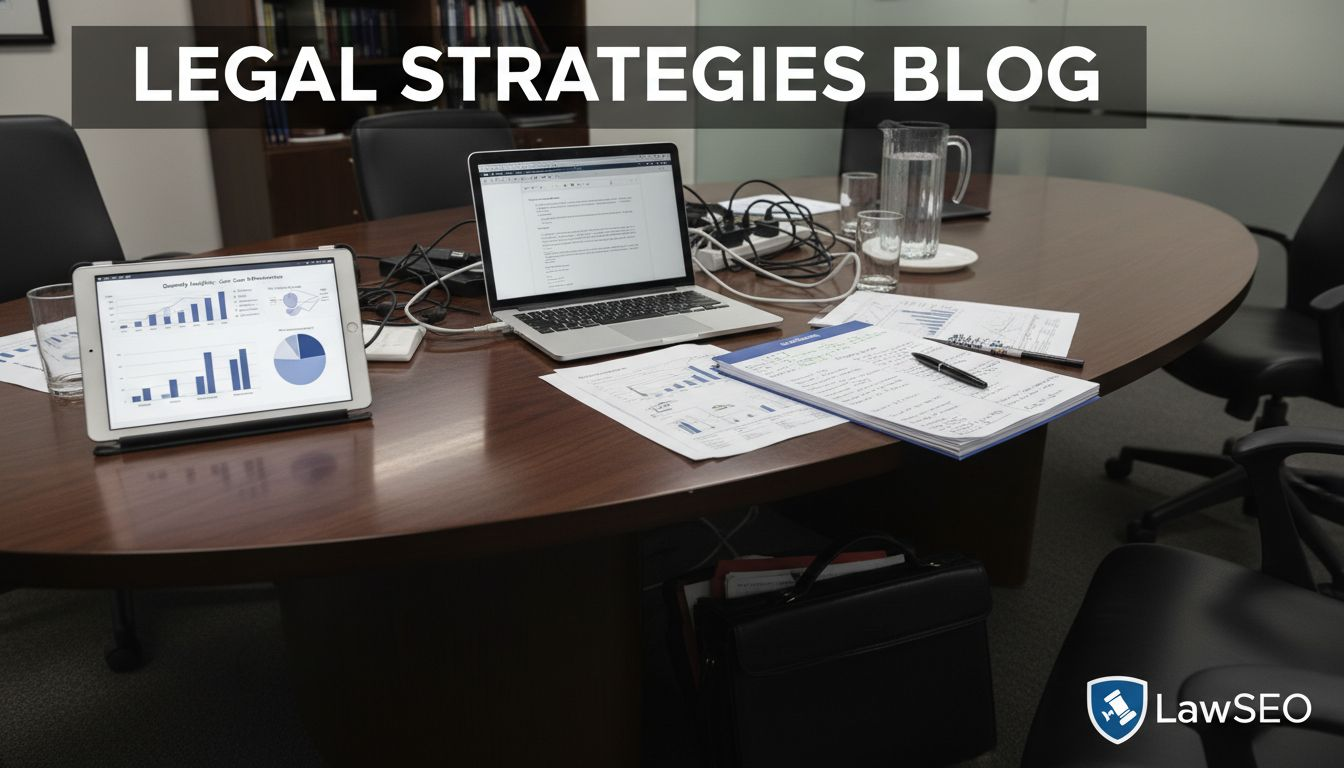 Team auditing law firm website speed