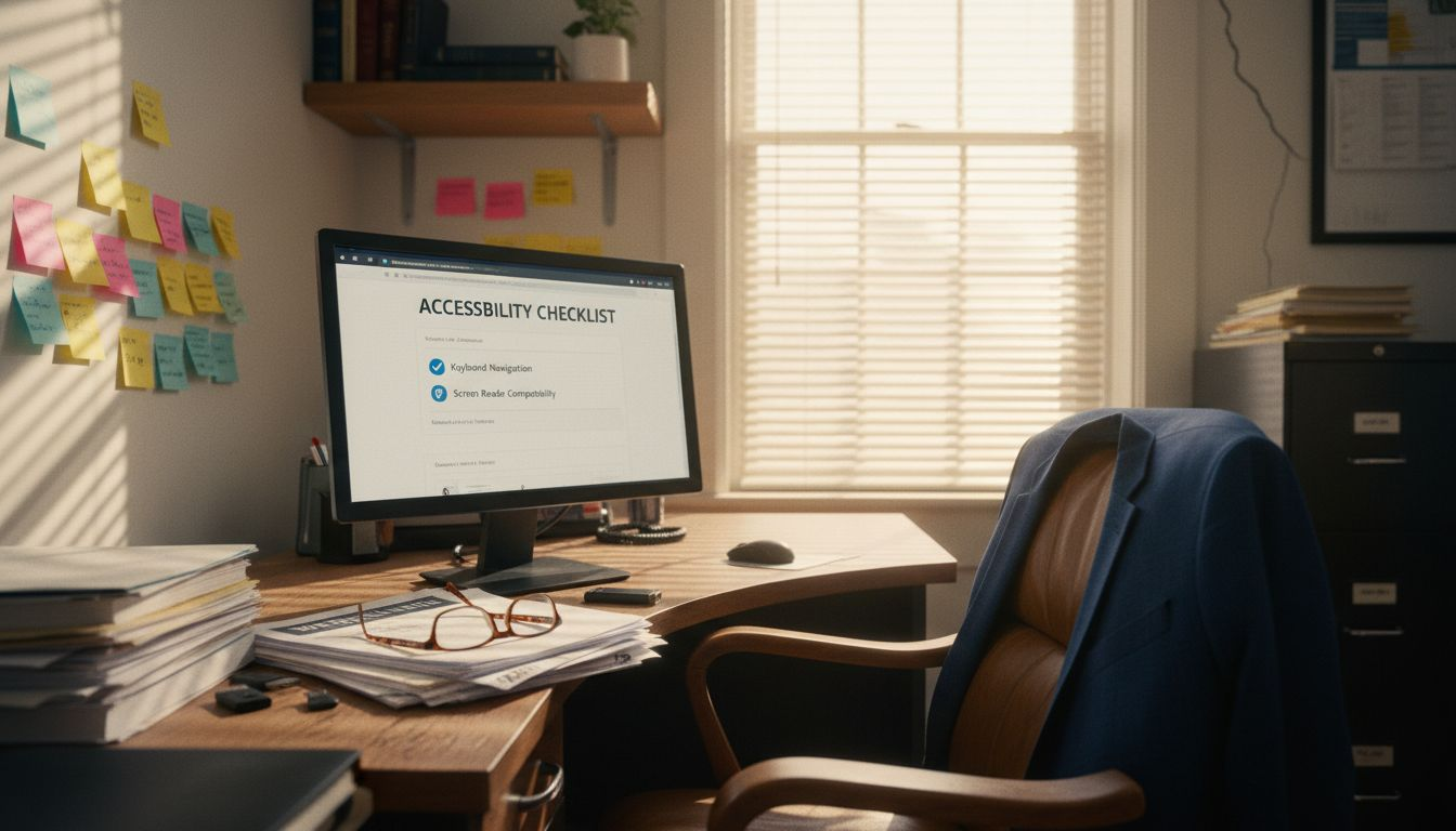 Paralegal checks website health for law firm