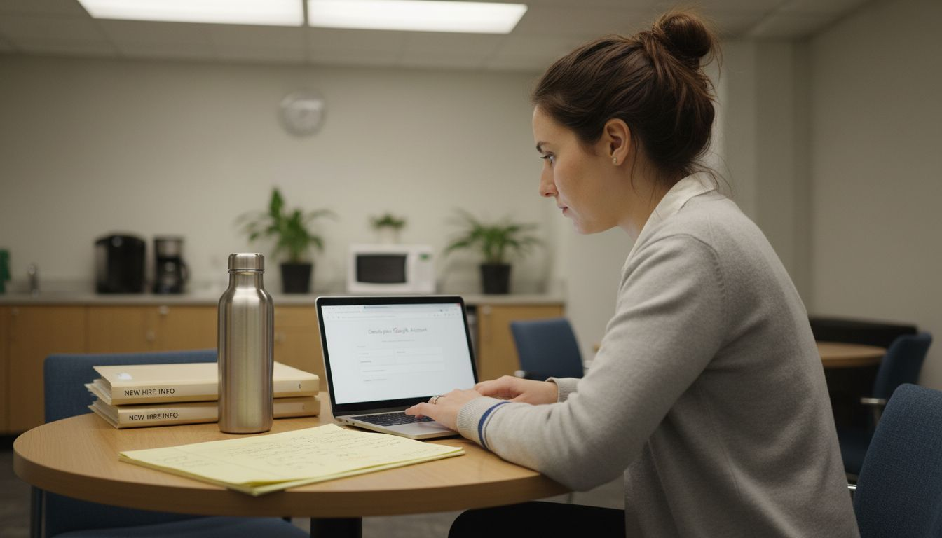 Paralegal setting up law firm Google Account