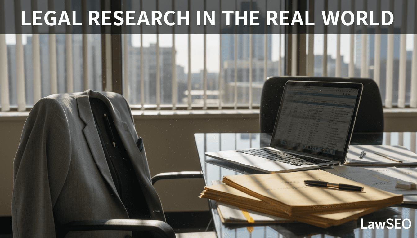 Legal assistant researching prospect profiles