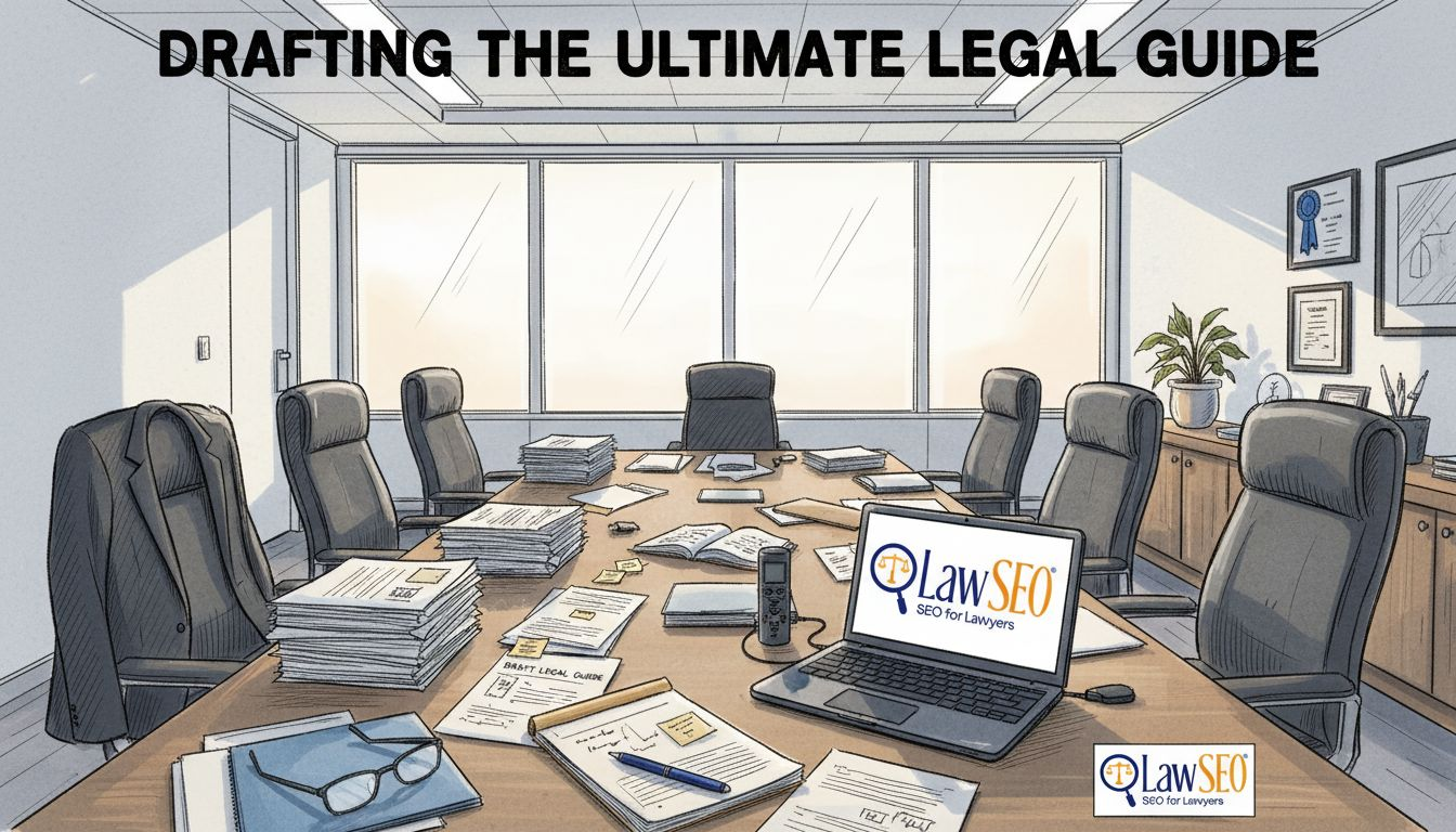 Lawyer creating authoritative legal content