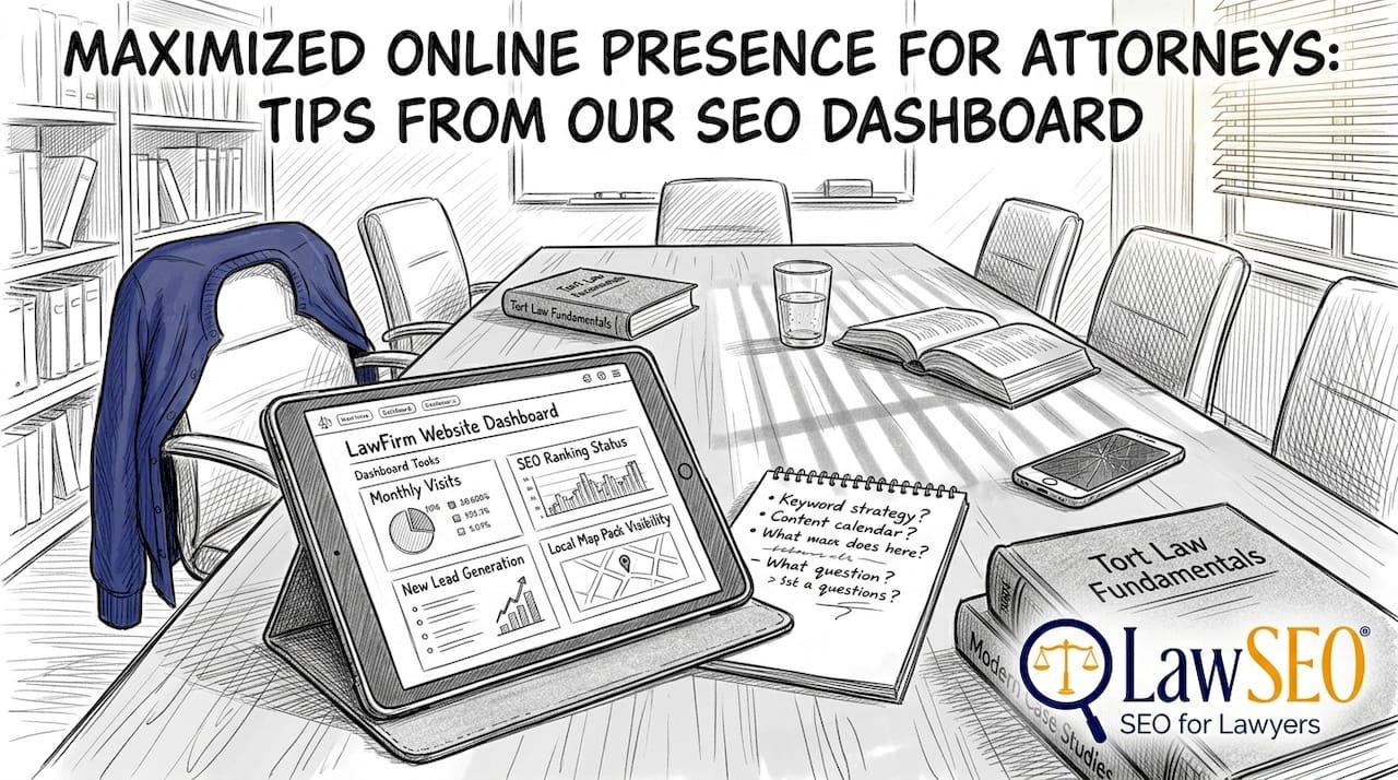 Manager updates law firm website dashboard
