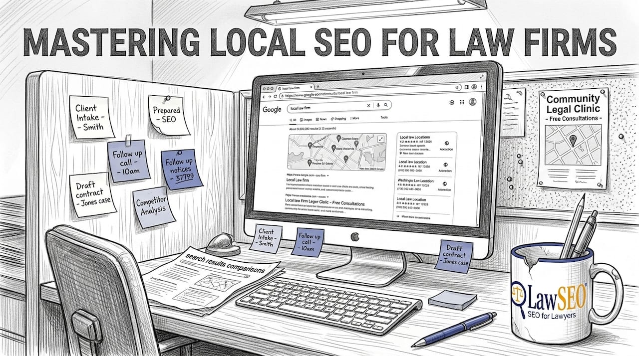 Paralegal searching for local law firms online
