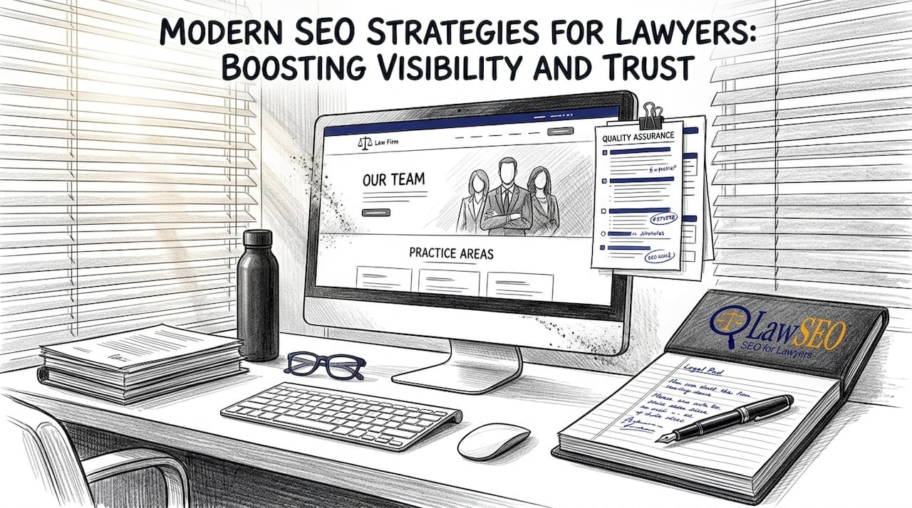 Attorney checks law firm website quality guidelines