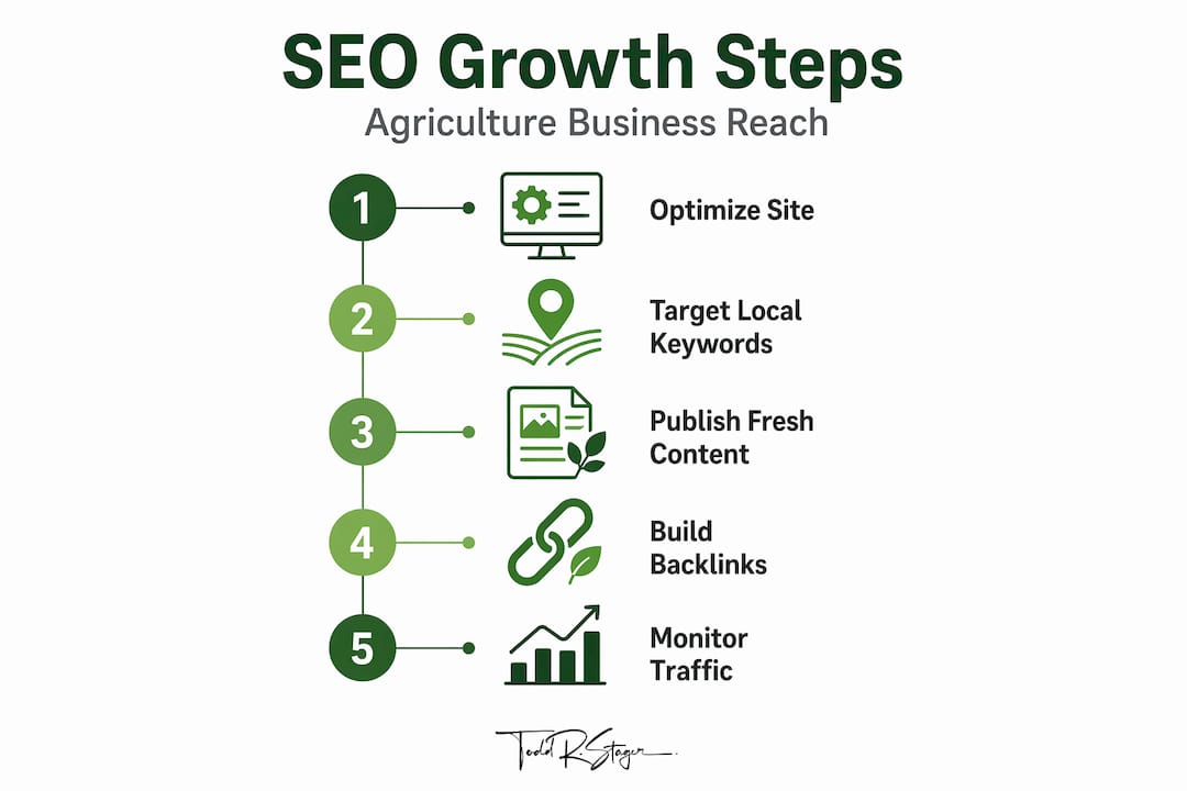 Infographic: Five steps for agricultural SEO growth